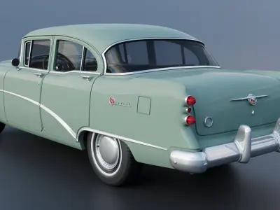 Buick Special 4-Door Sedan 1954 3D print model