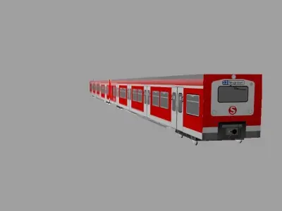 LHB Baureihe 472 - S Bahn Hamburg 3D model