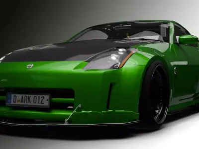 Nissan 350 Z Nismo   Low-poly 3D model