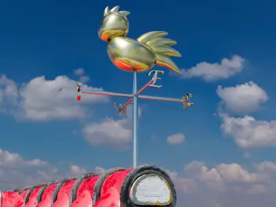 Dragonball Kame House 3D Model Free 3D model