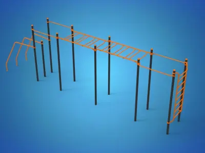 Gym Equipment Outdoor  3D model