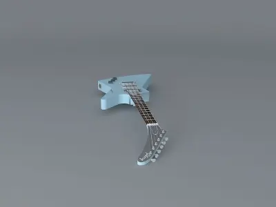 Gibson Explorer guitar Free 3D model