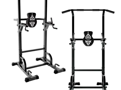 Power Tower Dip Station Pull 3D model