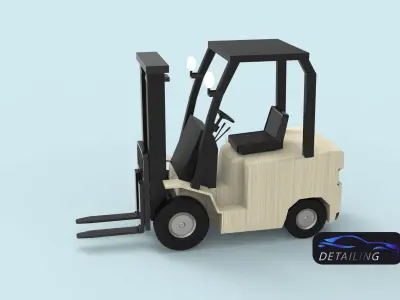 FORKLIFT FOR 3D PRINTING 3D model