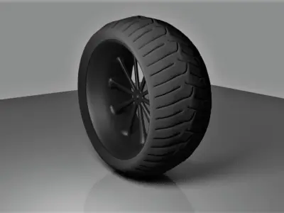 Bike Tyre Free 3D model