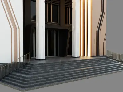 Theatre Building ID069 3D model