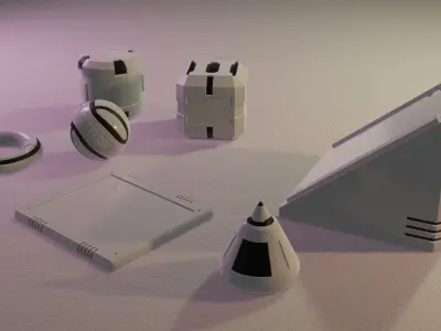 Y2J Primitive Shapes 3D model