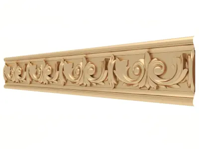 Ceiling Molding 2 - For CNC and Interior 3D model