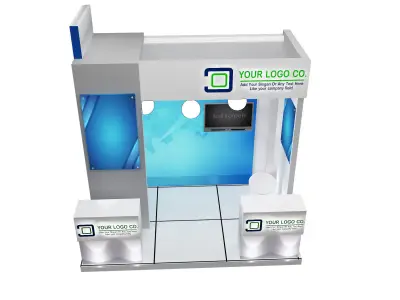 Booth Exhibition Stand a530a 3D model