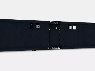 BESTA TV bench 49 Low-poly 3D model