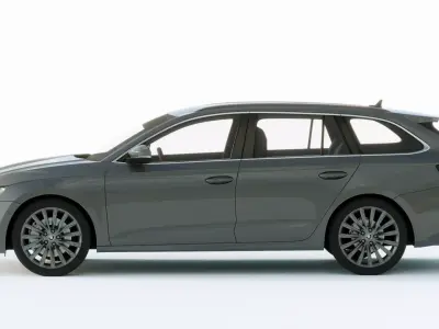 Skoda Octavia Estate 2020 3D model