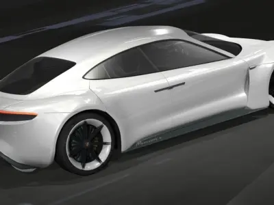 Porsche Mission e  3D model