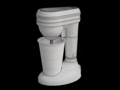 Blue Milkshake Maker 3D model