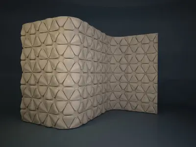 04 FRANGIPANI RELIEF Low-poly 3D model