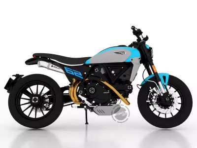 Ducati Scrambler Next Gen 3D model