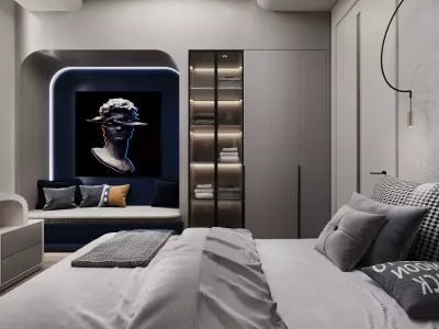 Teenage Bedroom II DV II FGM 3D model