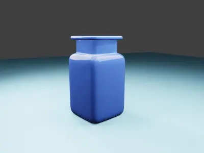Modern Flower Pot 3D model