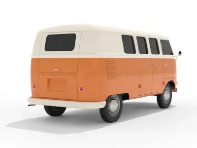 Volkswagen Transporter T1 - Bus 3D model