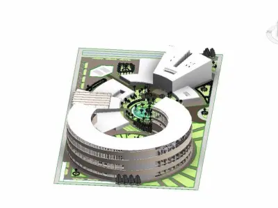 Residential  complete revit project p4 3D model