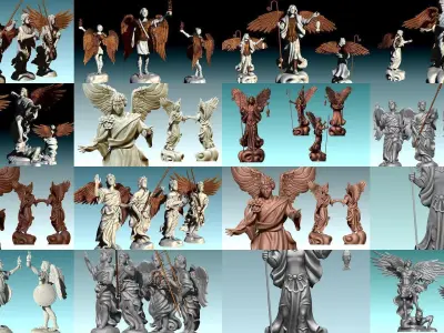 Angels -  Angeles CNC - 3D Print 3D Model Collection