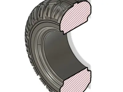 TEKERLEK-RUBBER tire 3D model