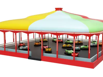 Bumper Cars 3D model