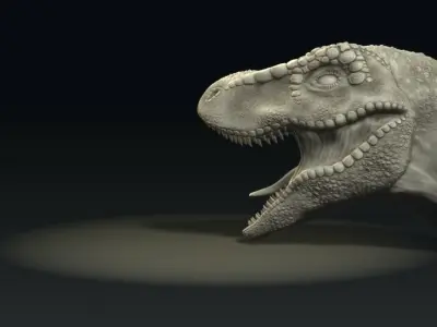 Tyrannosaurus Rex - head 3D model