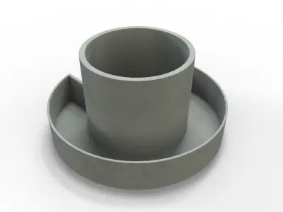 Garden Villa Flower Pot 3D print model