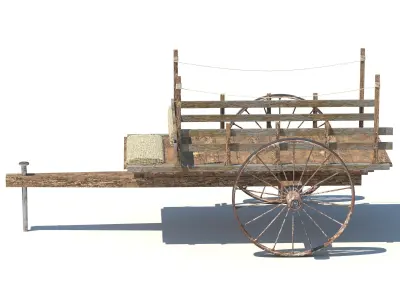 Farm Cart 3D model