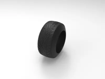 toyo stretched  rc tire 3D print model