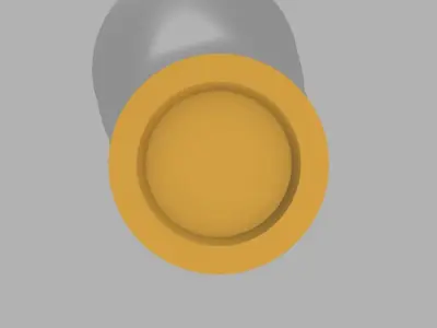 Bumper car token 3D print model