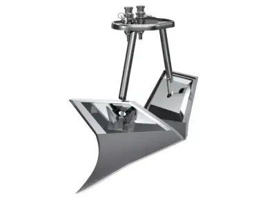 ANCHOR AND WINDLASS FOR MEGAYACHT 3D model