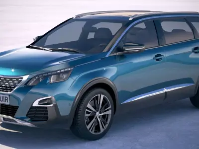 Peugeot 5008 2018 3D model