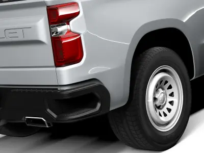 Chevrolet Silverado 1500 WT 2019 3D model
