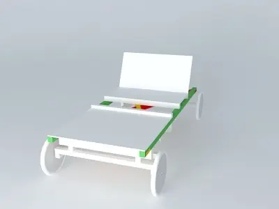 Buildable boxcar Free 3D model