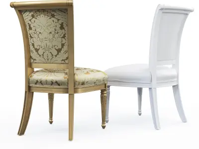 Alex Dining Chair Low-poly 3D model