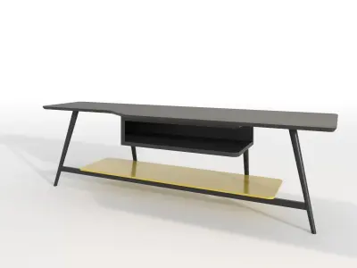 OCTET TV UNIT ROCHE BOBOIS  Tv stand Low-poly 3D model 3D model