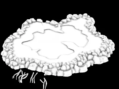 Stone Yunmengze - Shitai 14 3D model