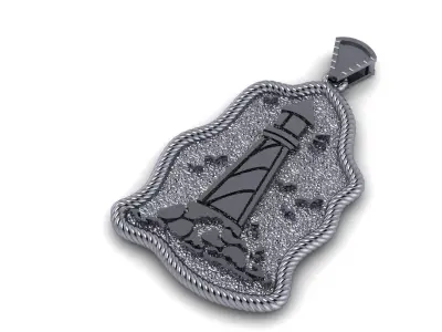 Lighthouse of the Seas Necklace 3D print model