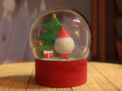 Snow Globe 3D model
