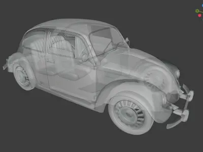 Volkswagen Beetle  3D model