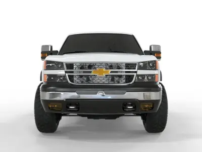 chevrolet silverado 2006 lifted edition  3D model