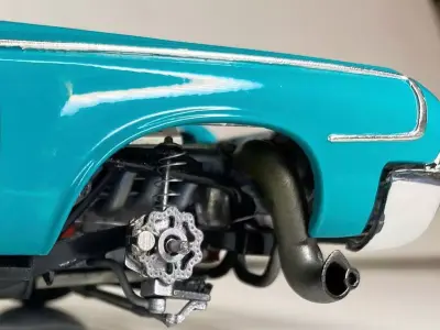 TBM Drag Racing Brakes front and Rear 3D print model