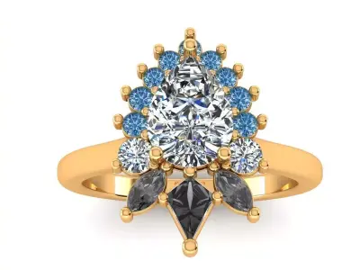 Band Ring 3D print model