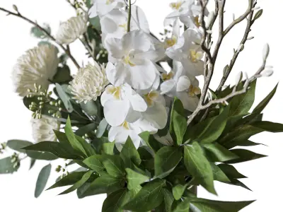 Flower Set 098 3D model