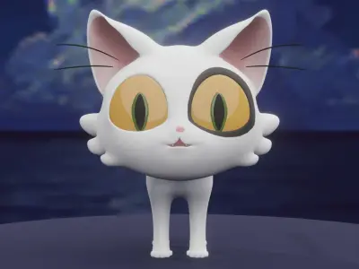 Daijin - Suzume no Tojimari Low-poly 3D model