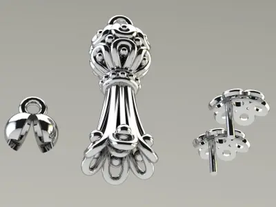 Rosary tassel 3D print model