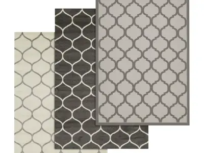 Rug Set 1754 3D model