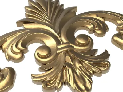  decorative pattern ready for 3D printing 3D model