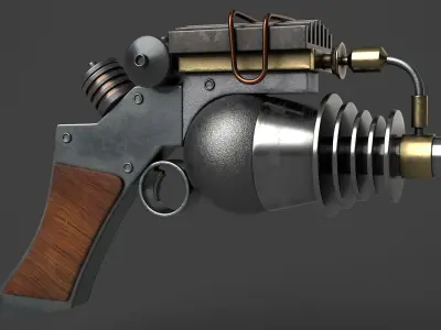 Fantasy Gun 24 3D model